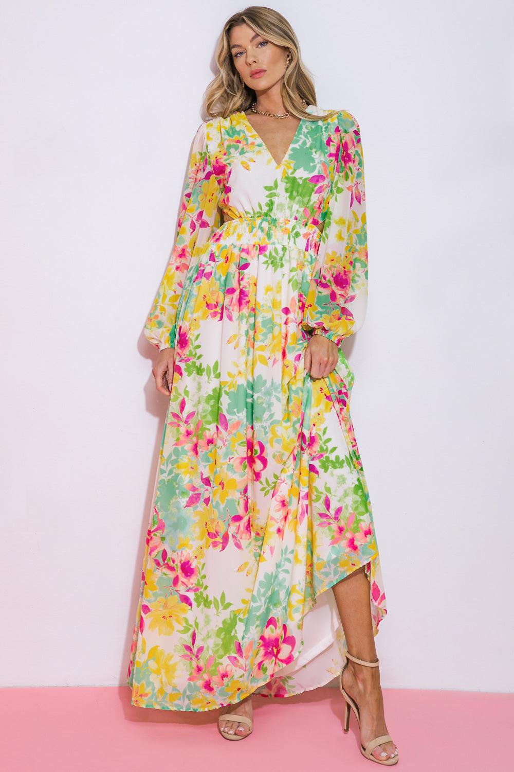 I AIN'T WORRIED WOVEN MAXI DRESS main image 1