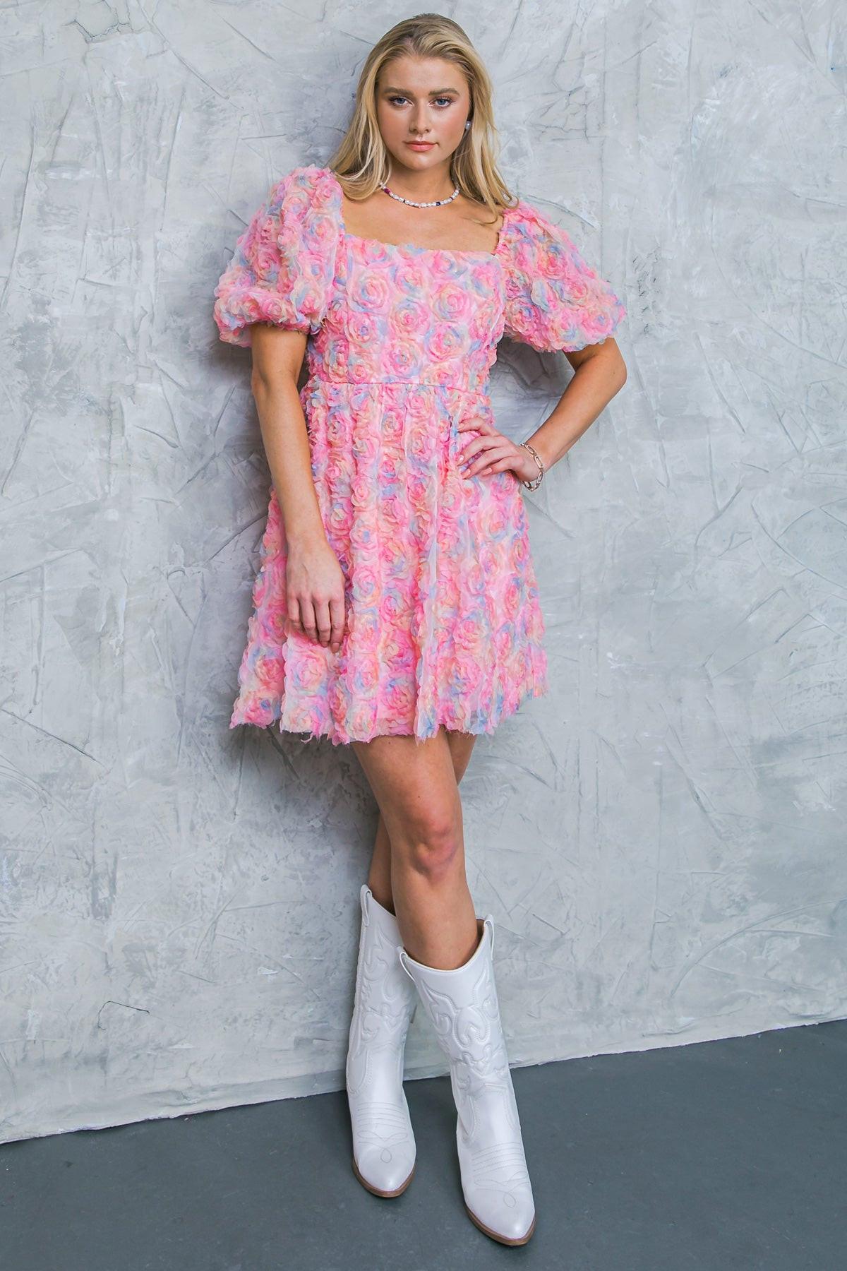 THE MOST NOTABLE WOVEN MINI DRESS.