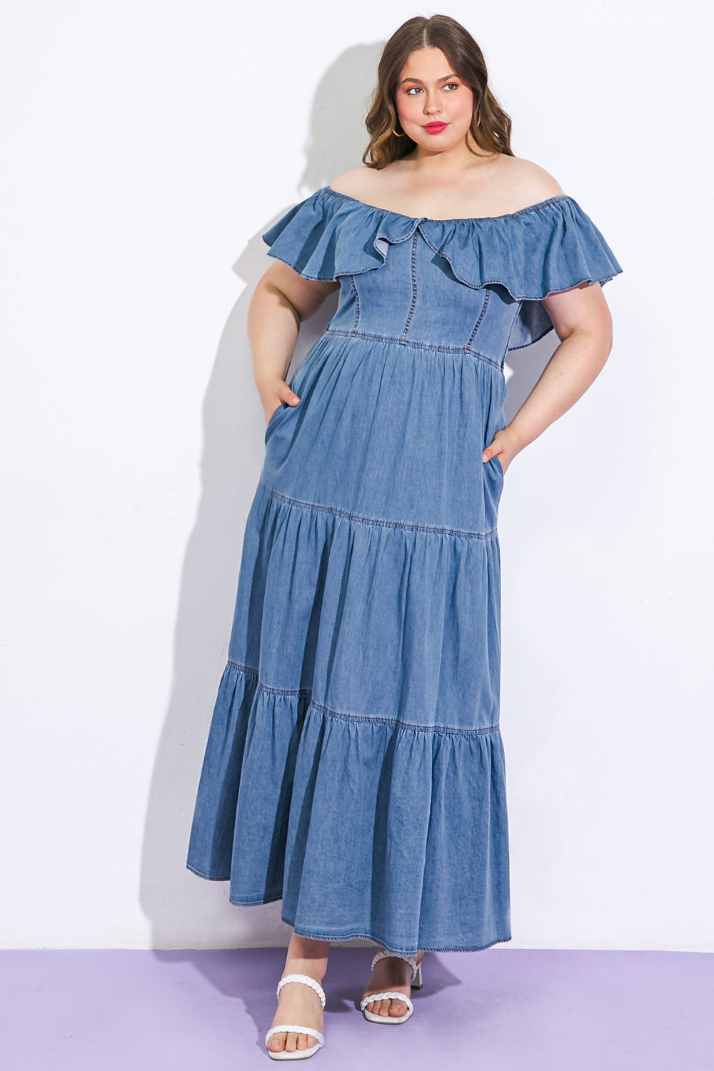 LISTEN CAREFULLY DENIM DRESS