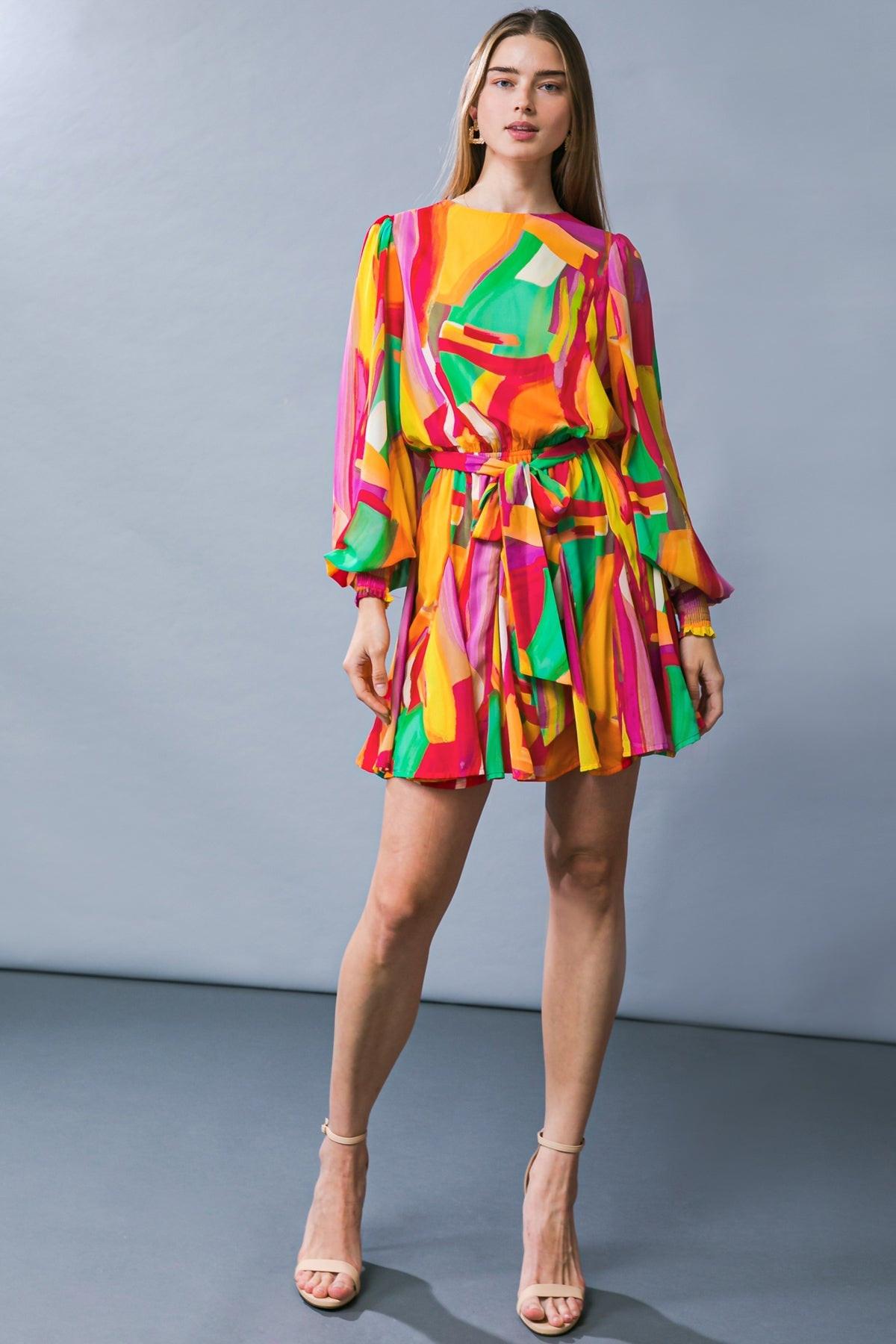 TRULY ADORABLE WOVEN MIDI DRESS.
