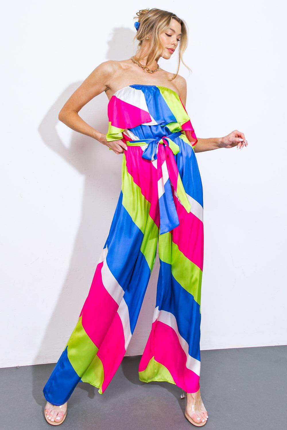 BROADWALK DREAM WOVEN JUMPSUIT.