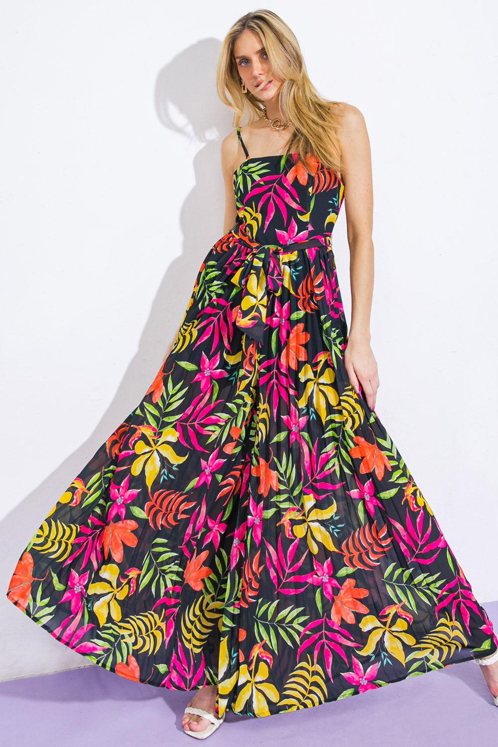 BLOSSOMING WITH JOY WOVEN JUMPSUIT.