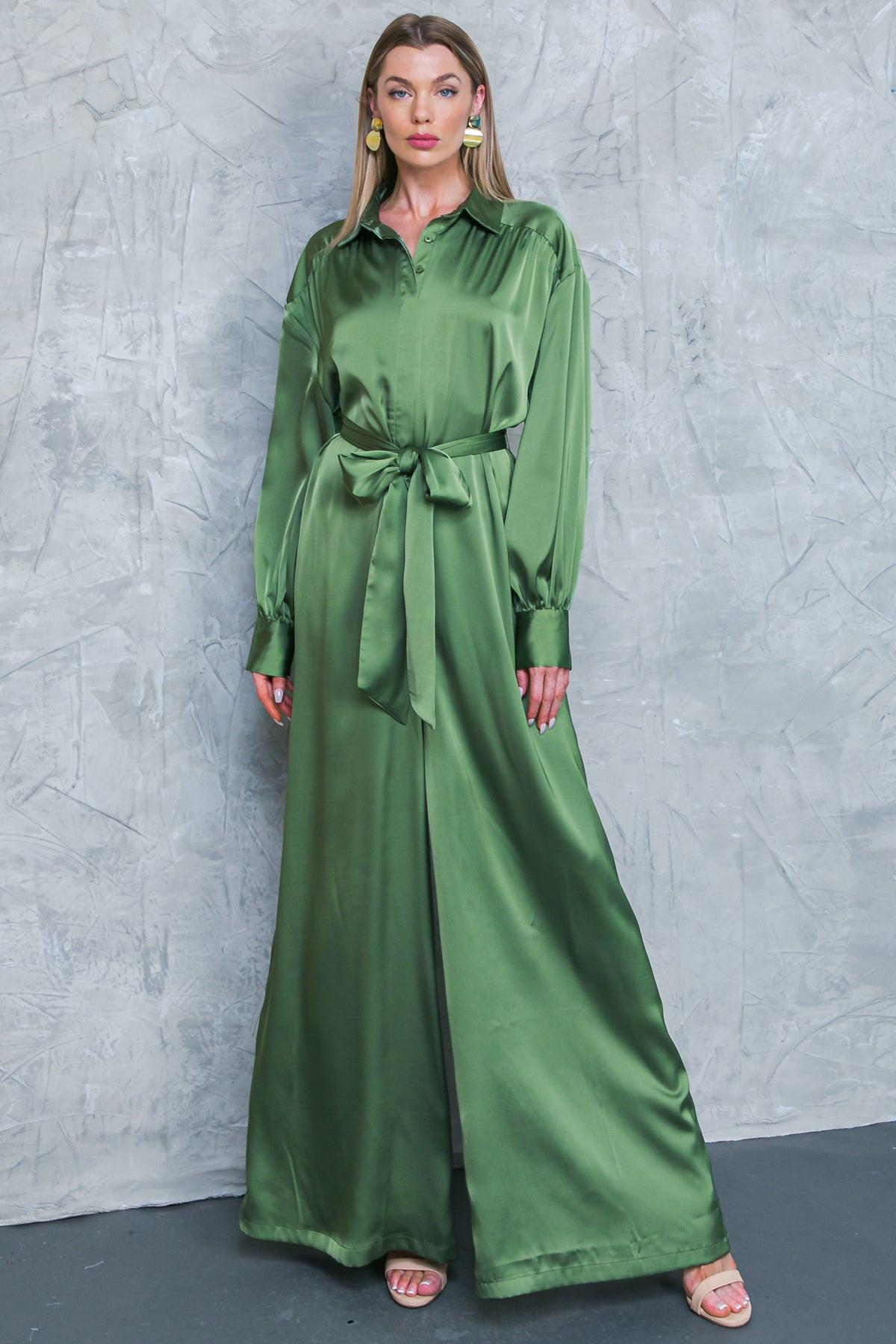 LIKE FINE ART WOVEN JUMPSUIT.