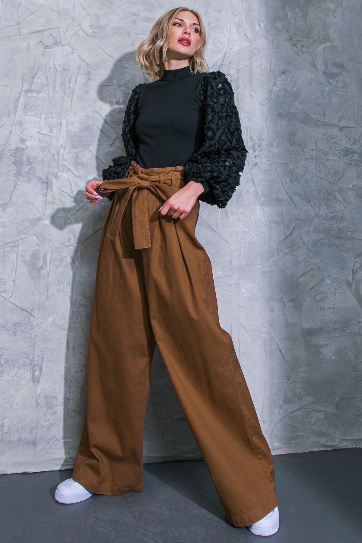 THRIVING WEEKEND TWILL PANTS.