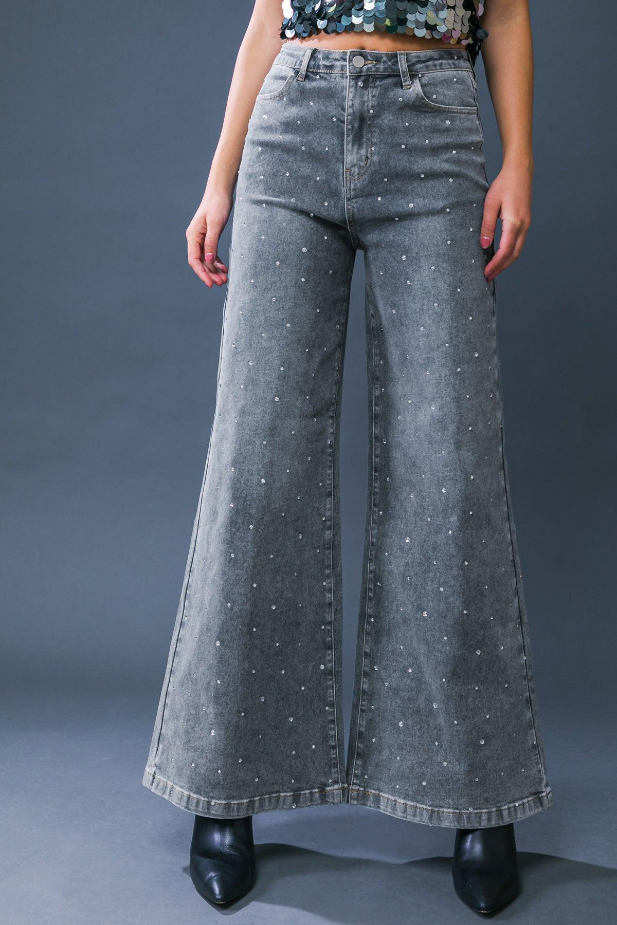 TAKE THE CHANCE DENIM PANTS.