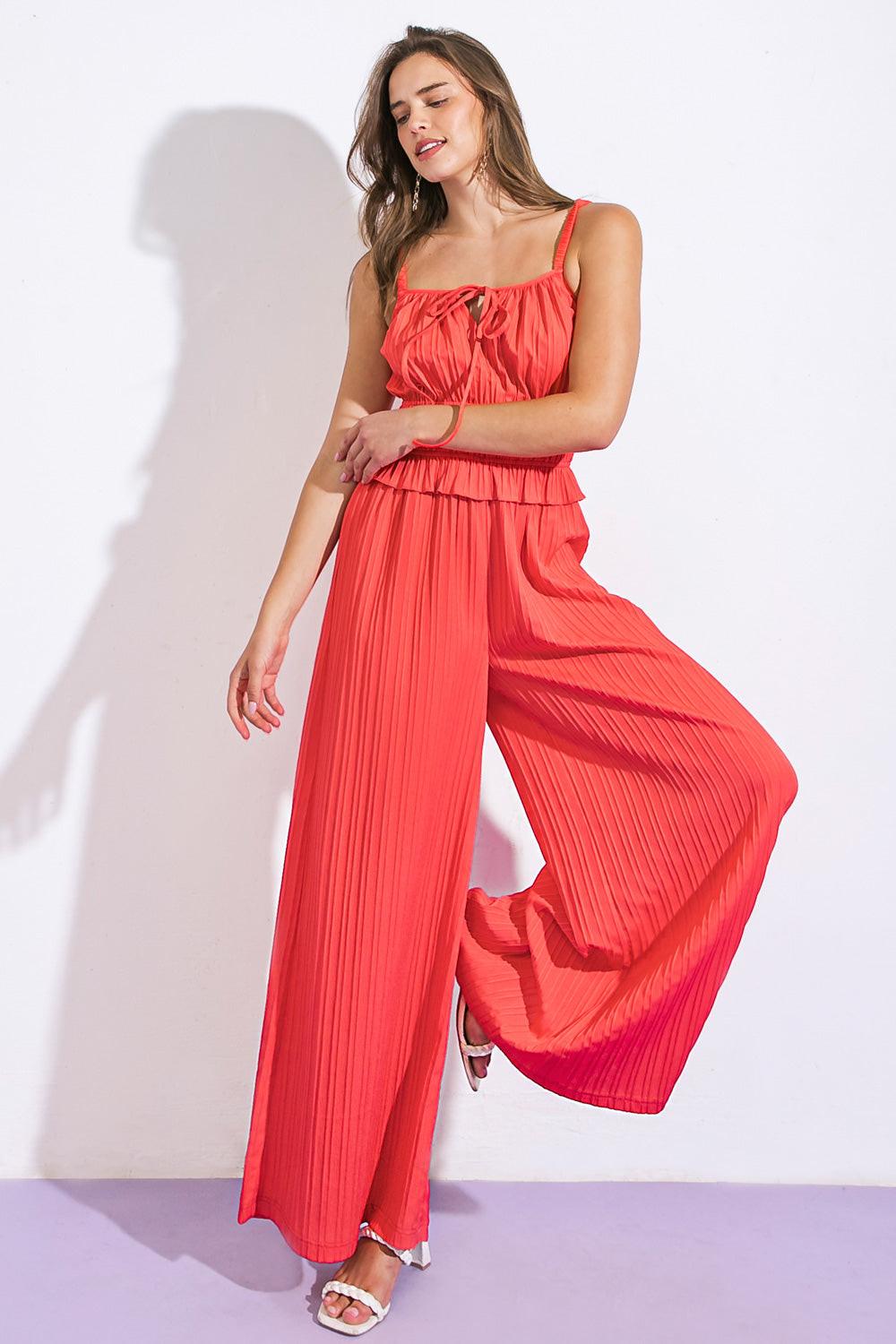 WITHIN MY HEART WOVEN JUMPSUIT.