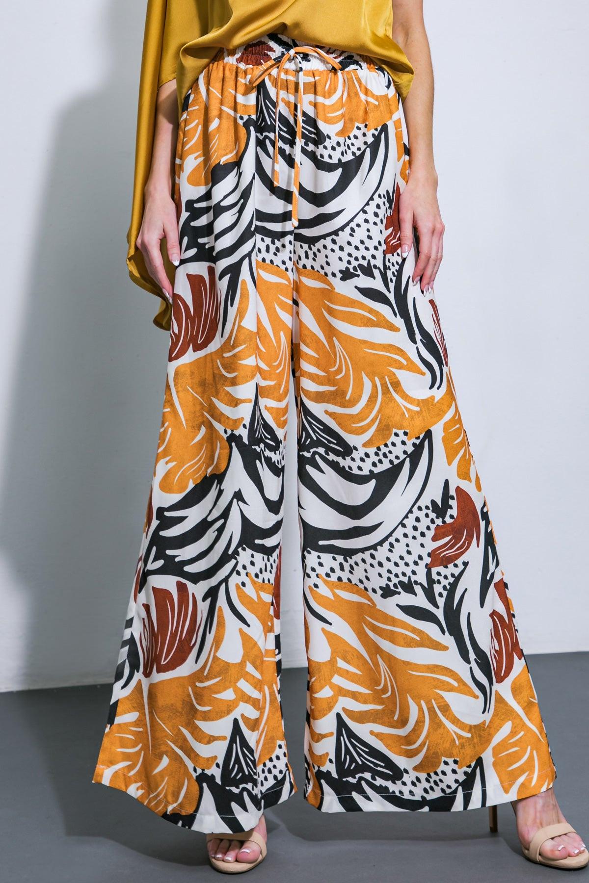 WHERE THE WIND WOVEN MIDI PANTS.