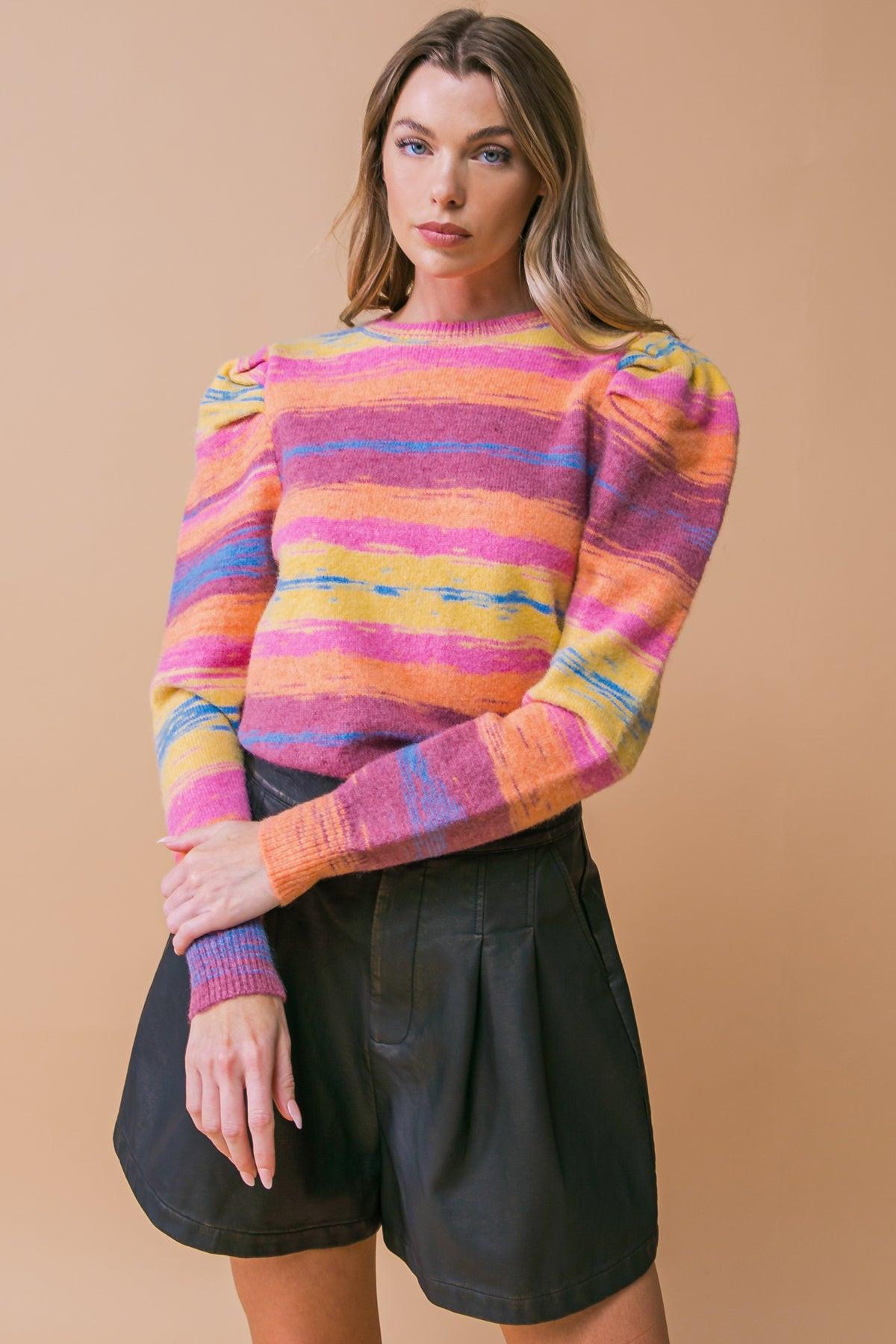 DELUXE DESIRE SWEATER TOP.