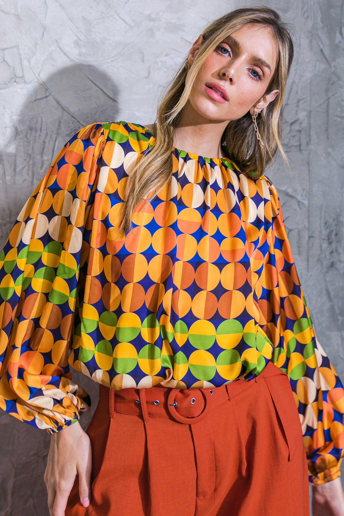 SAVOR THE SWEETNESS WOVEN TOP.