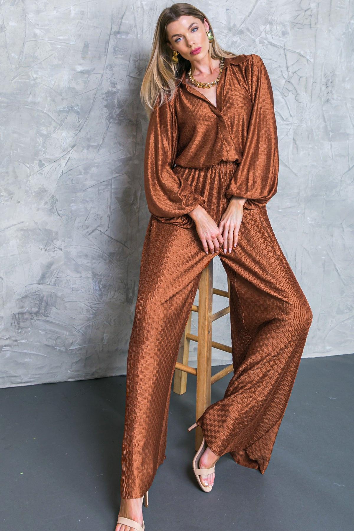 REGAL ROMANCE WOVEN TOP.