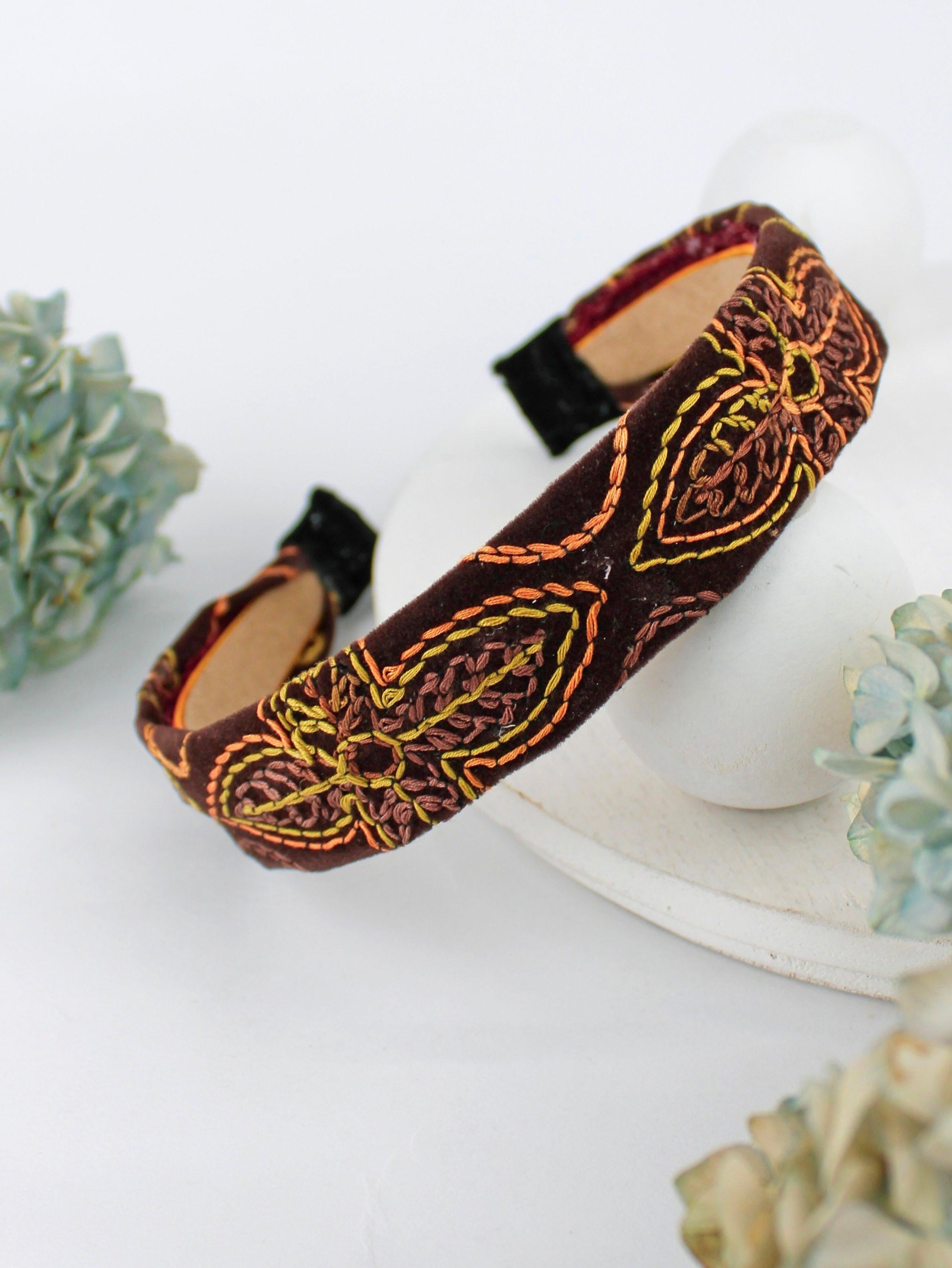 Groovy Tuesday Embroidered Headband - Flying Tomato - Headbands - Ash & Rose