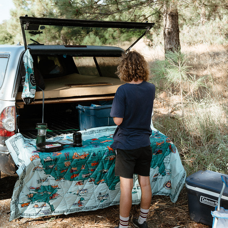 Puffer Blanket: National Parks and Monuments Map