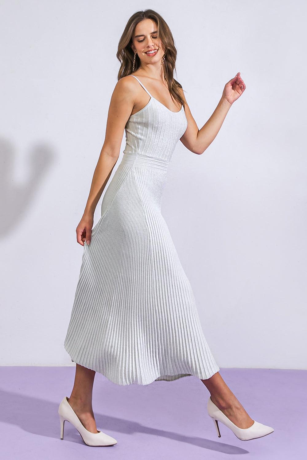 GONE IN A BLINK KNIT DRESS.