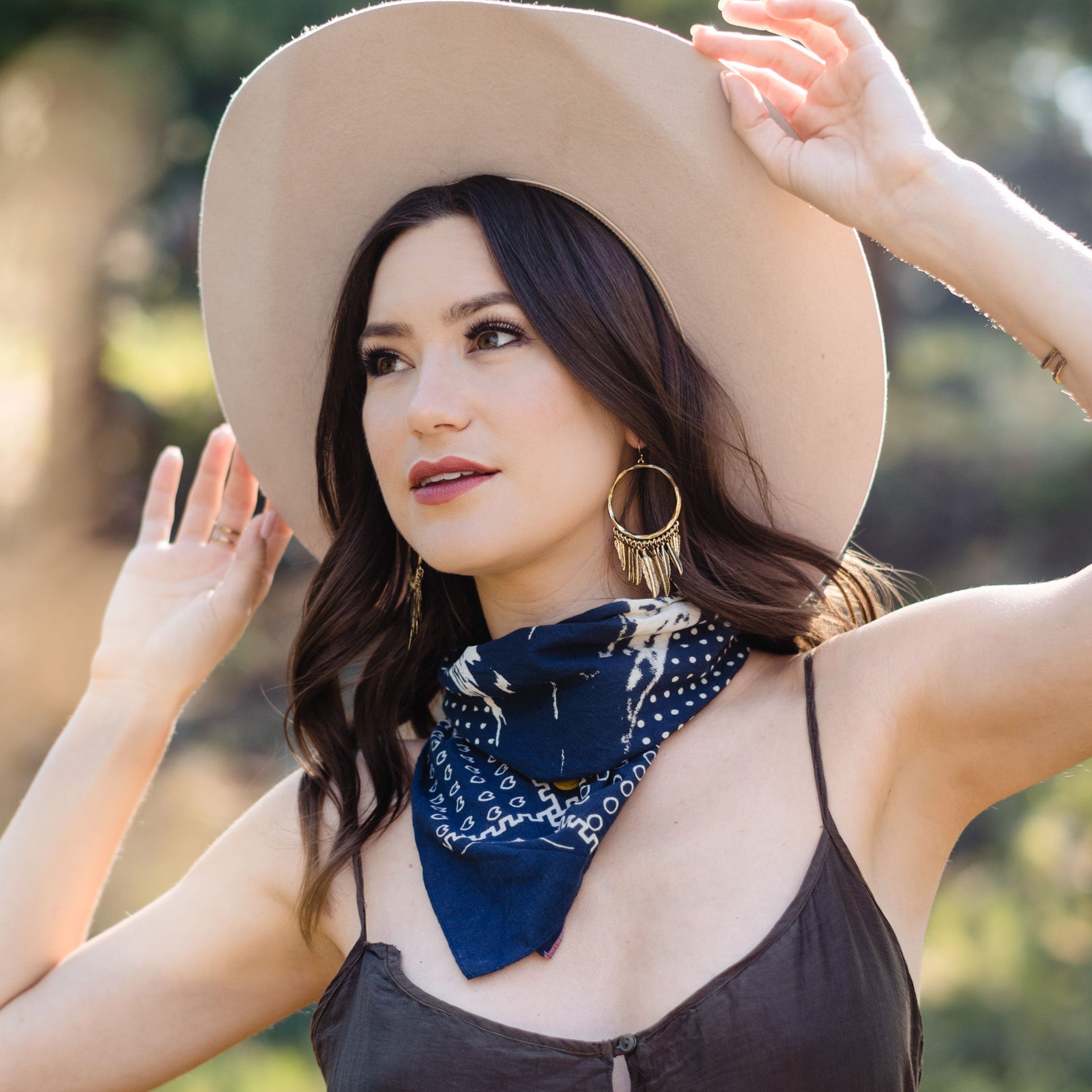 Birds Of A Feather Hoop Earrings | Gold