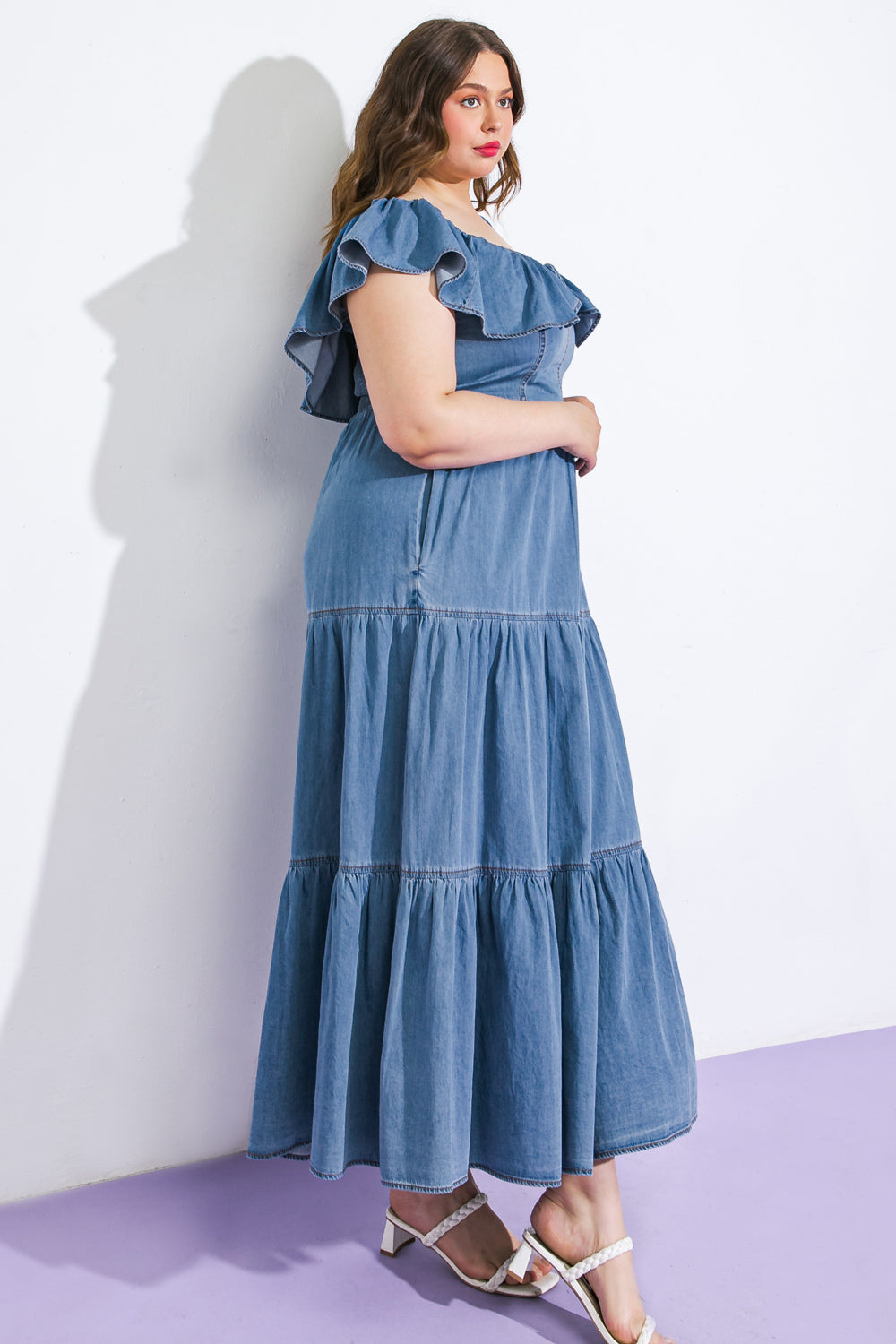 LISTEN CAREFULLY DENIM DRESS