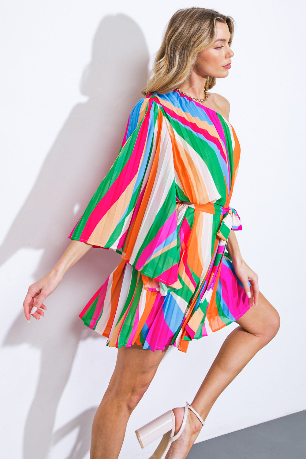 MAGICAL STORIES WOVEN MINI DRESS