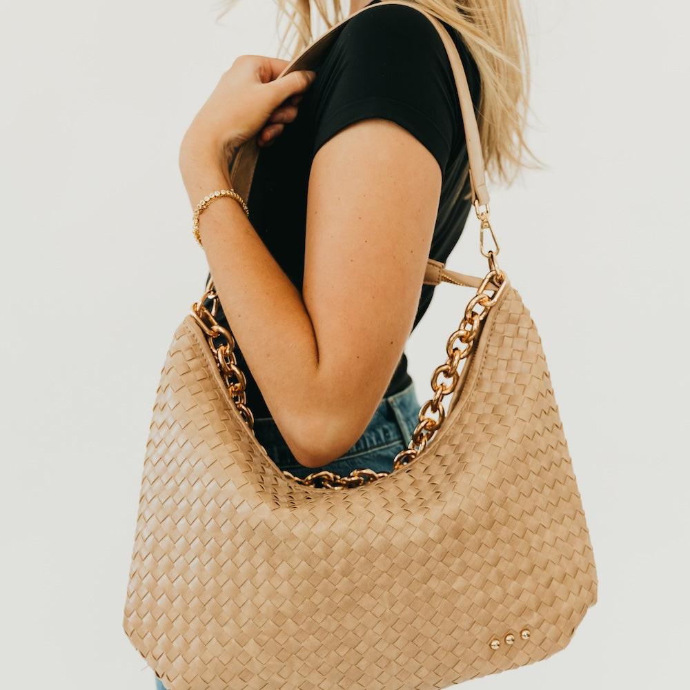 Sienna Slouchy Woven Shoulder Bag - NEW COLORS!.