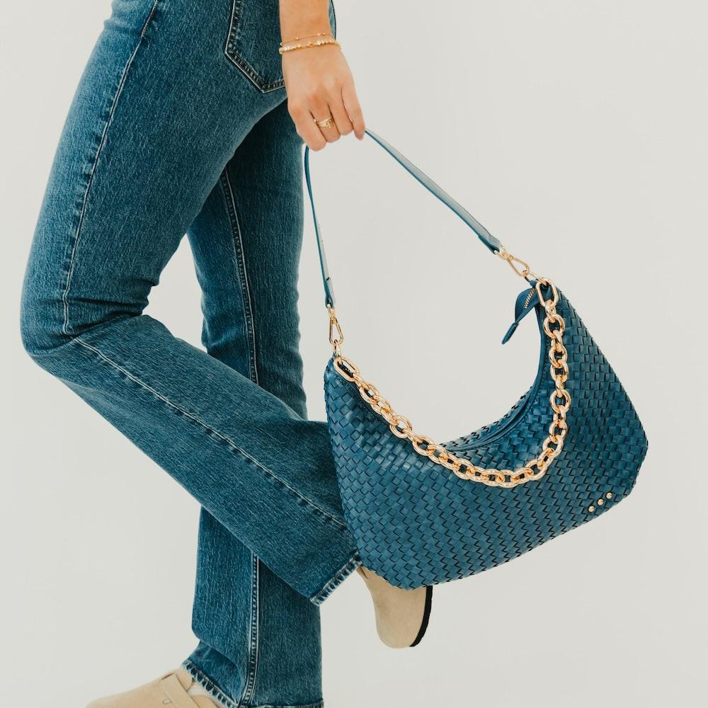 Sienna Slouchy Woven Shoulder Bag - NEW COLORS!.