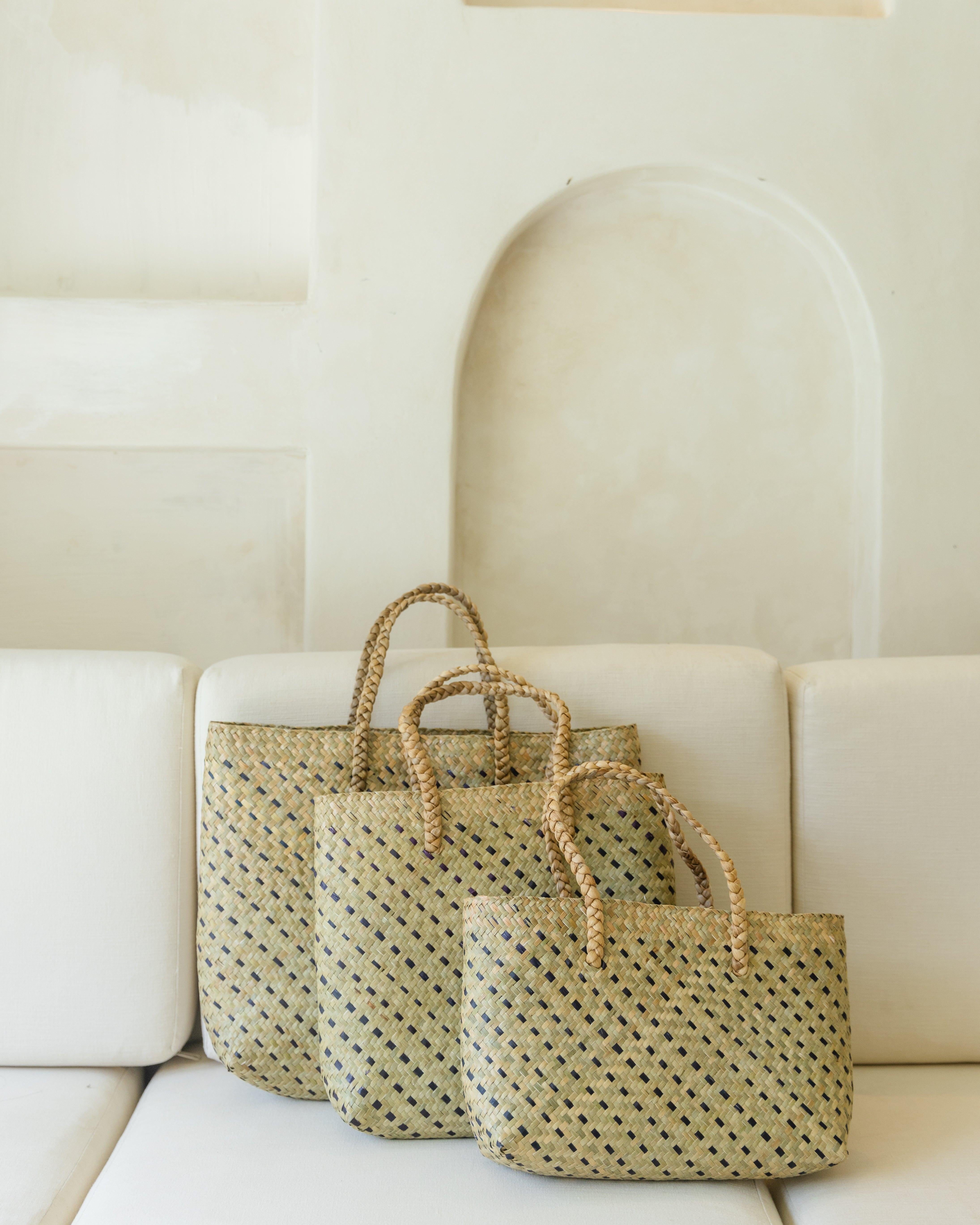 Cove Rattan Beach Tote Bag.