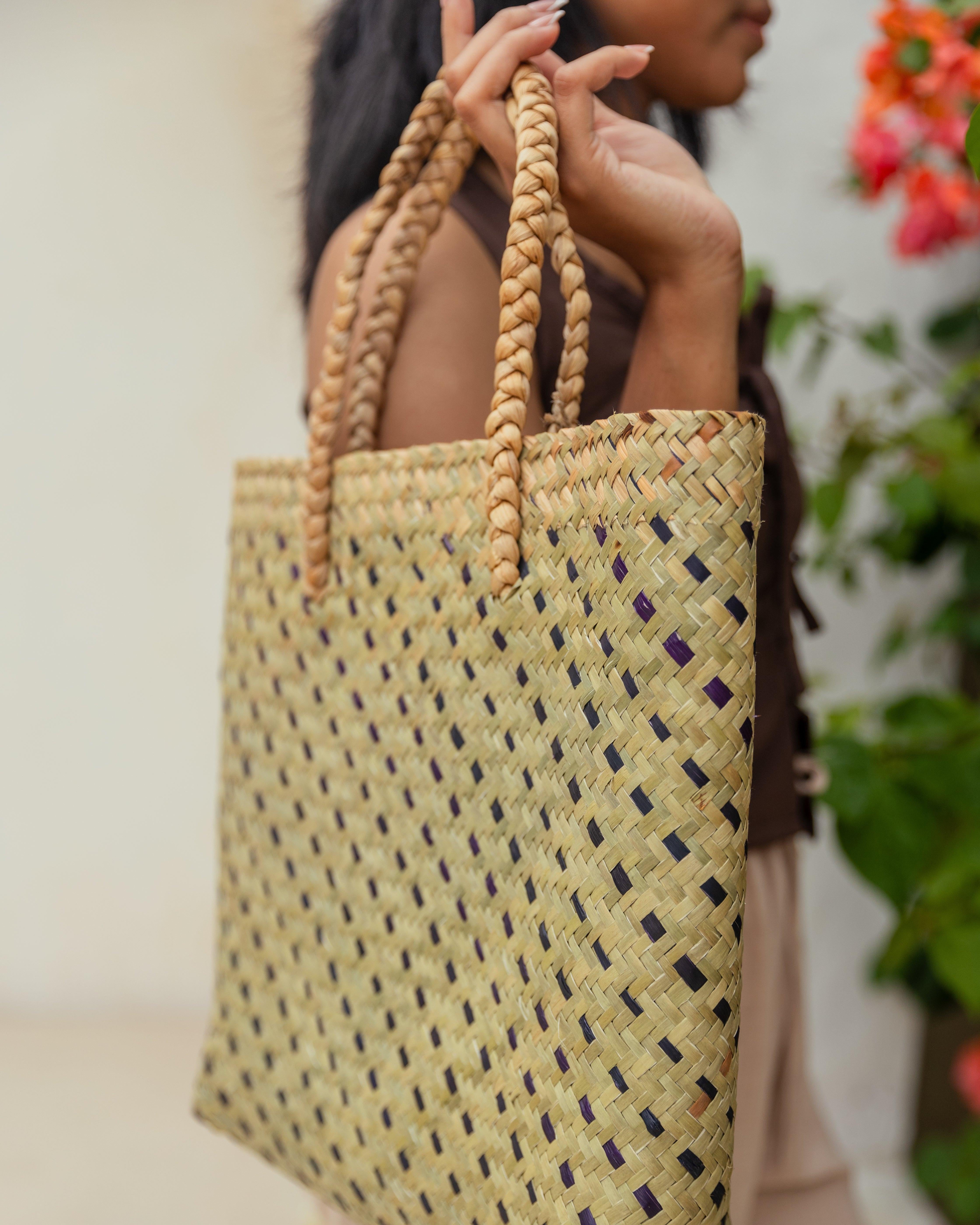 Cove Rattan Beach Tote Bag.