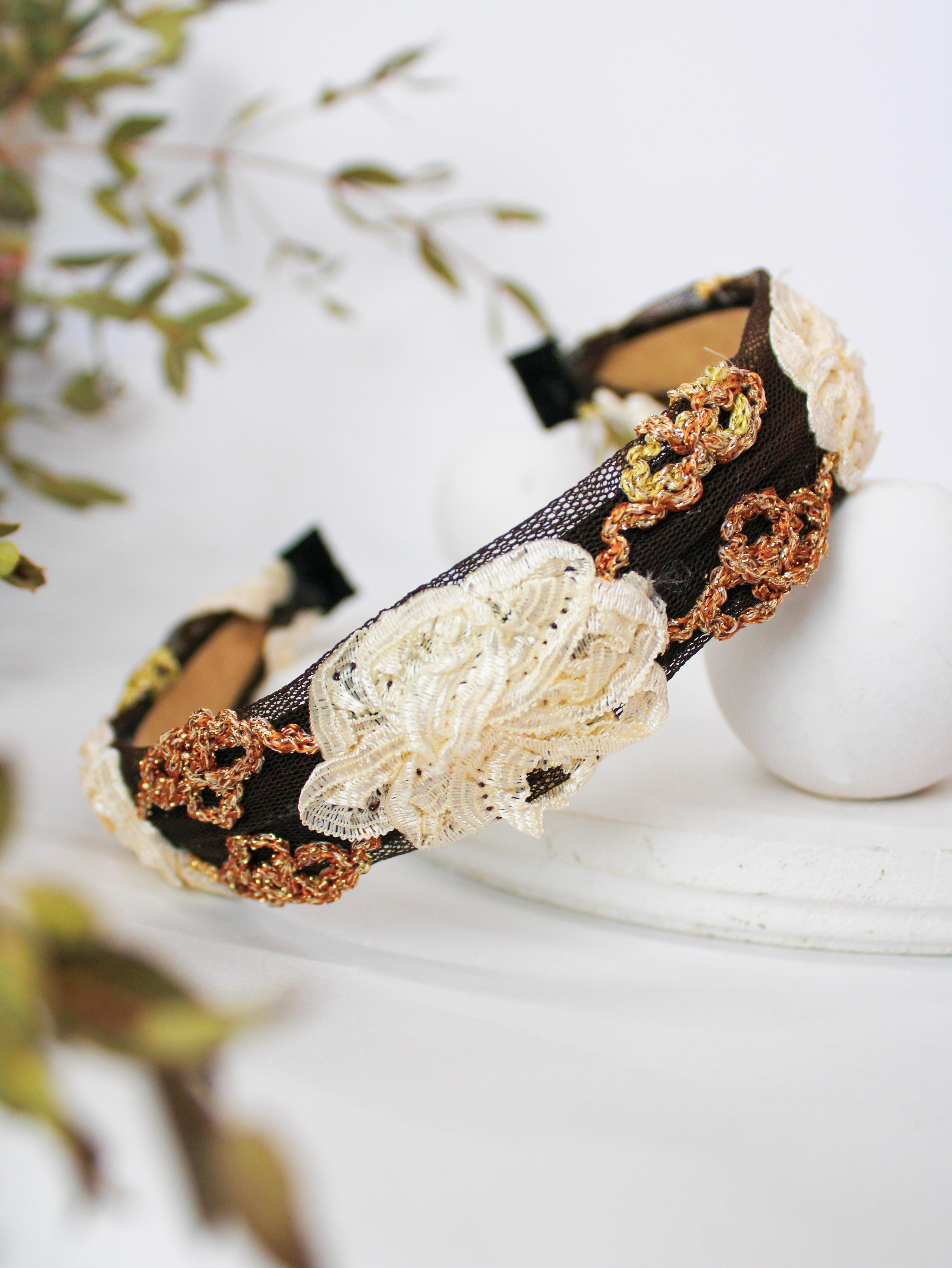 Winter Rose Headband - Flying Tomato - Headbands - Ash & Rose
