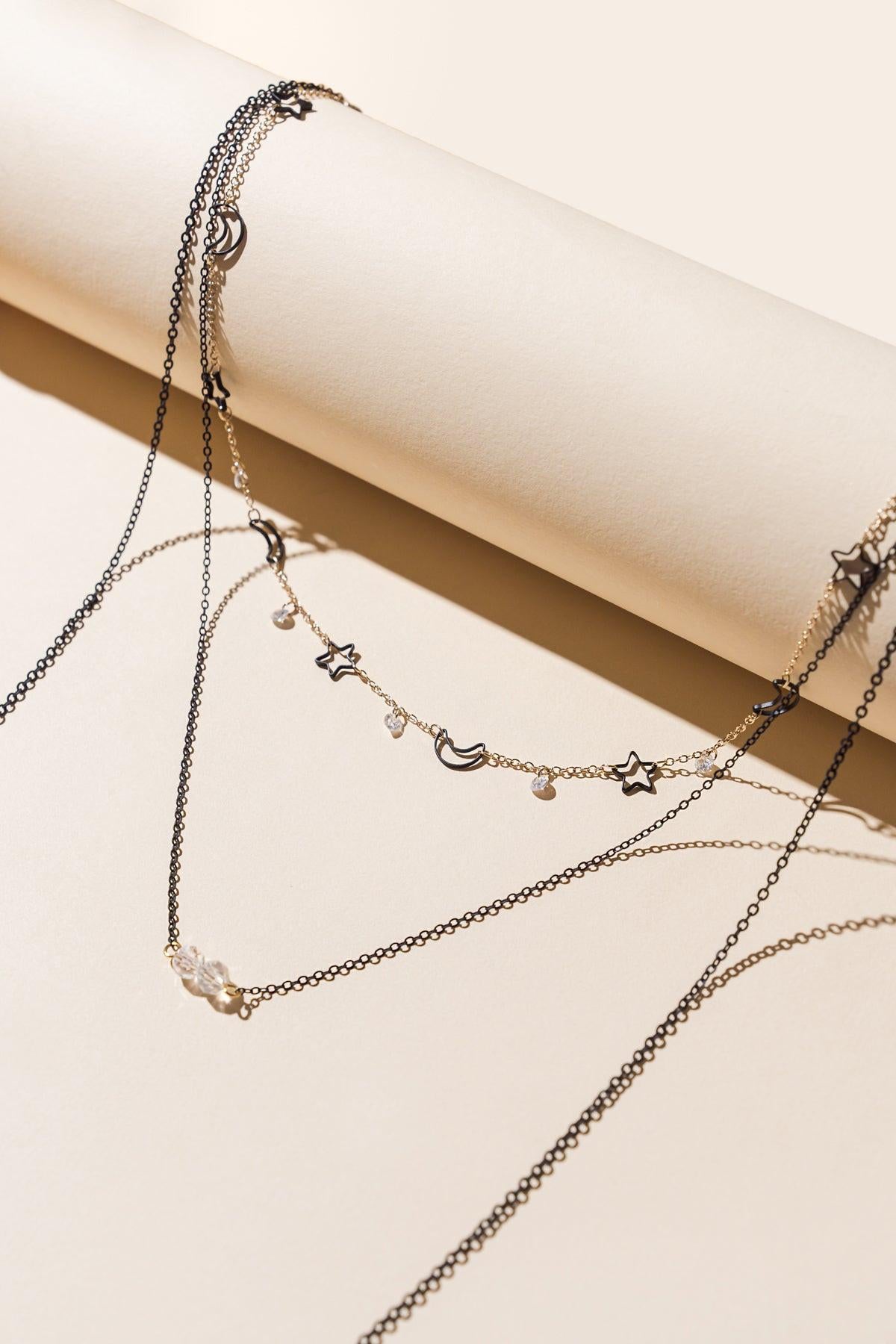 IT'S LIKE THUNDER LAYERED NECKLACE.