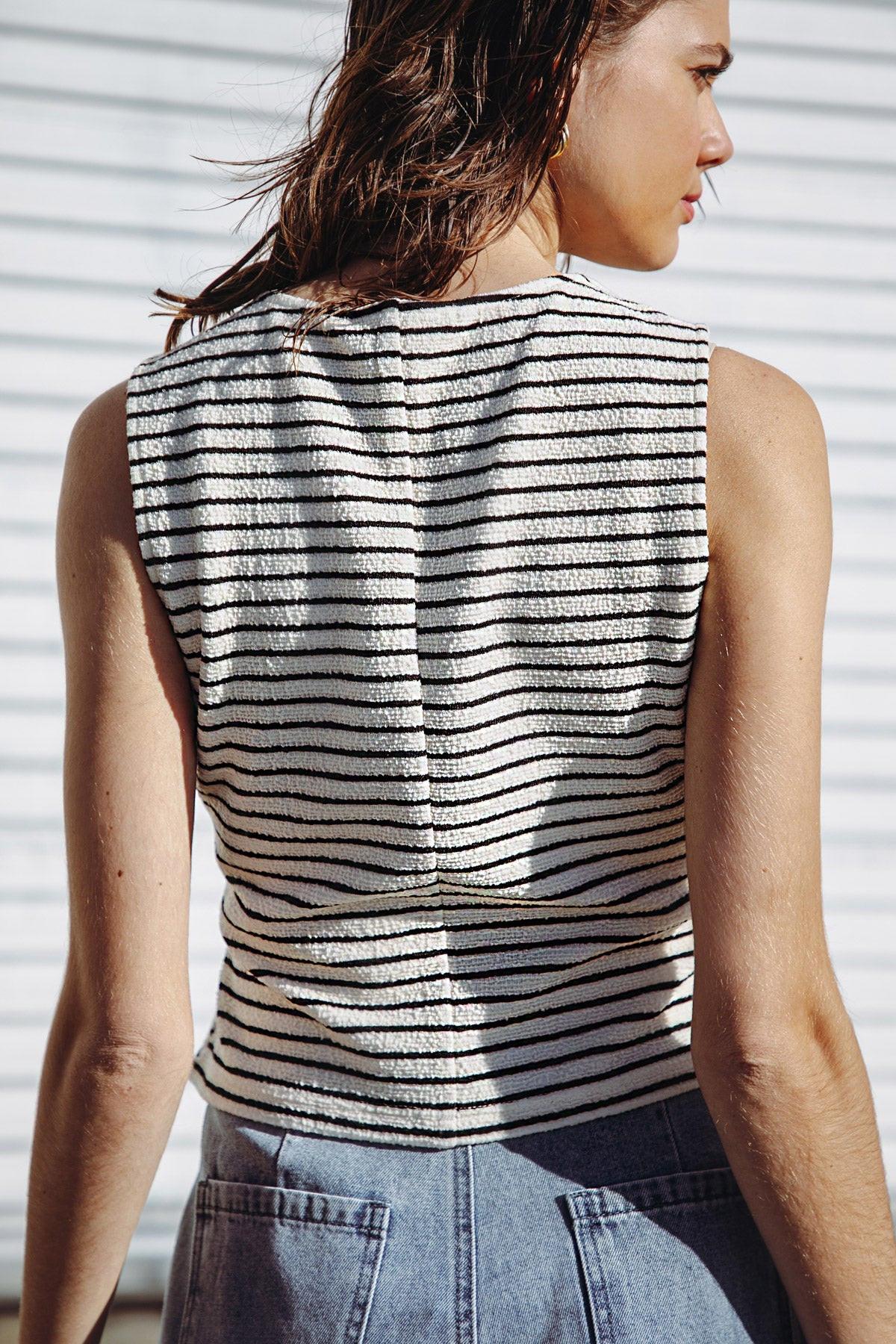 PRETTY ON POINT KNIT VEST.