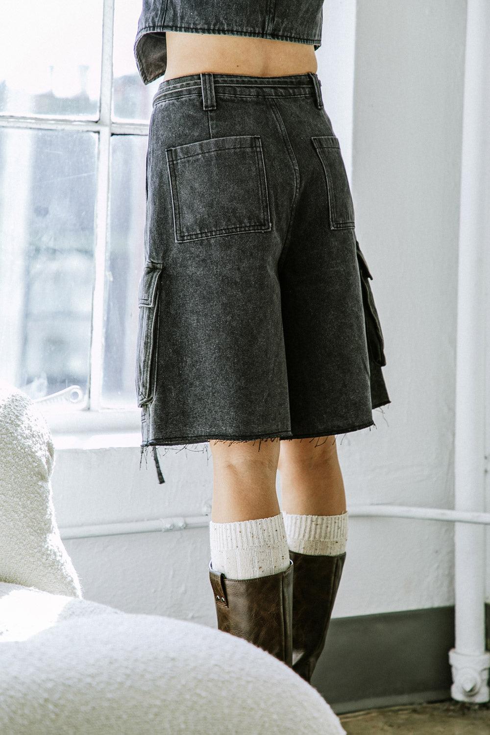 A BETTER DAY DENIM SHORTS.