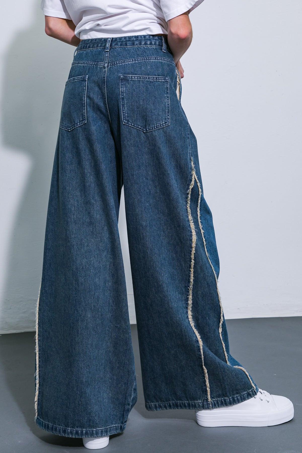 ALL OR NOTHING WASHED DENIM.