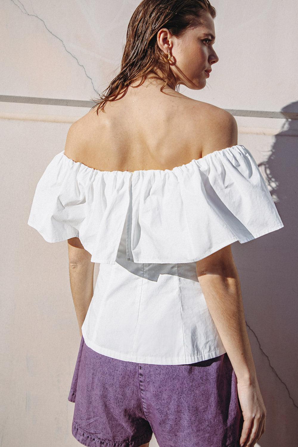 TIME FOR SOMETHING WOVEN TOP.