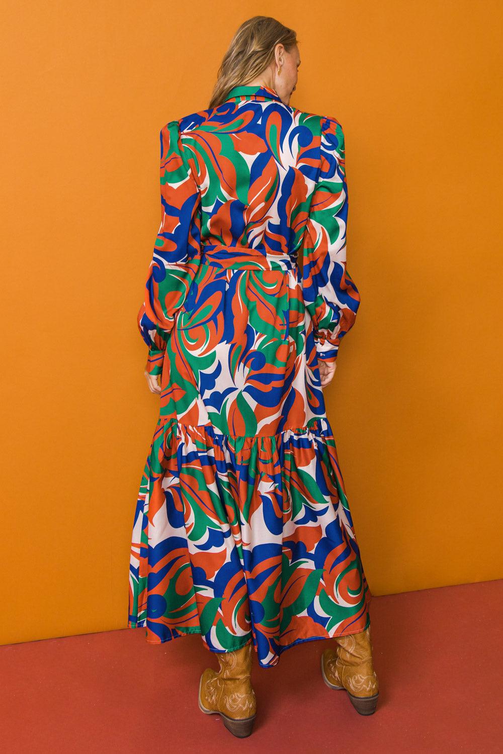 DO WHAT YOU CAN WOVEN ANKLE SHIRT DRESS.