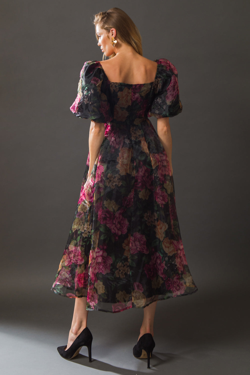 AFTER PARTY ORGANZA MIDI DRESS
