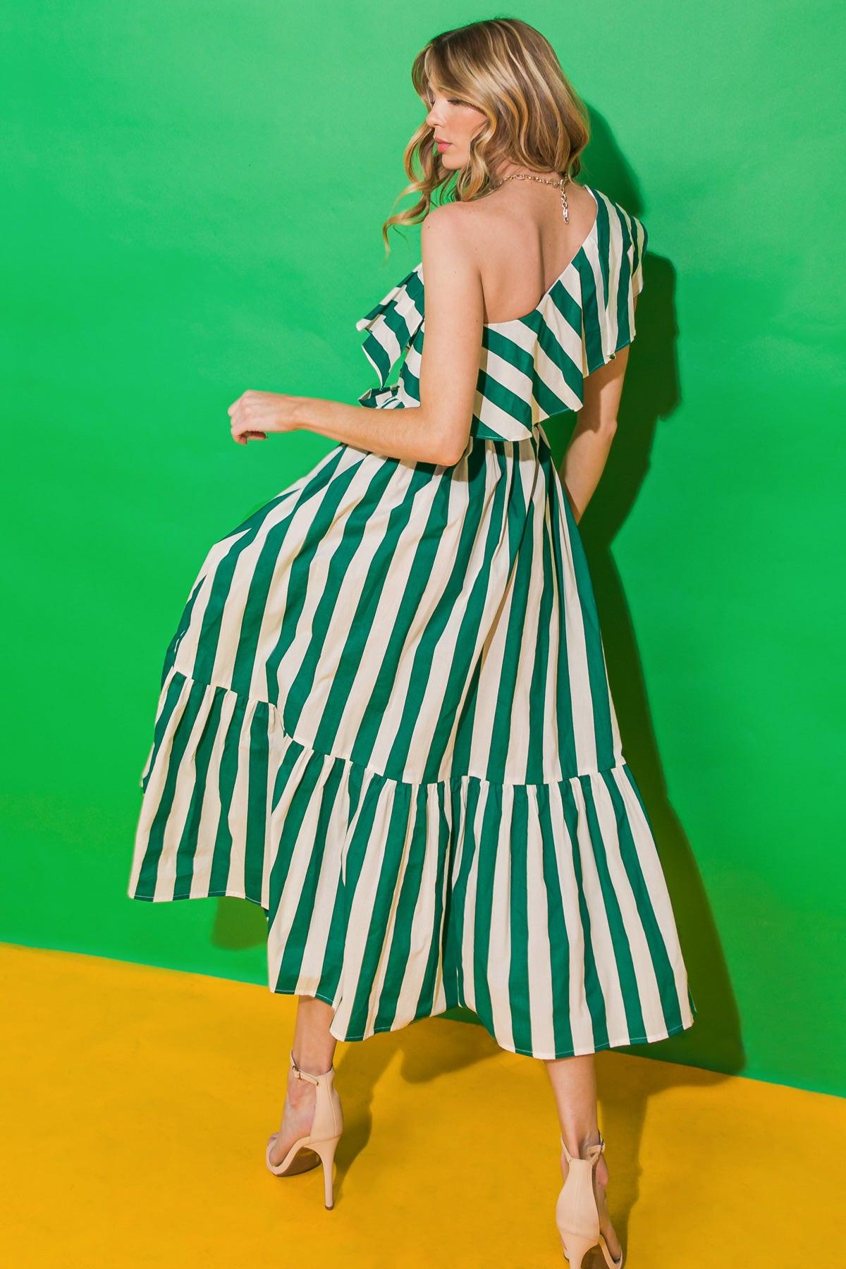 DAYS LIKE THESE POPLIN MIDI DRESS.