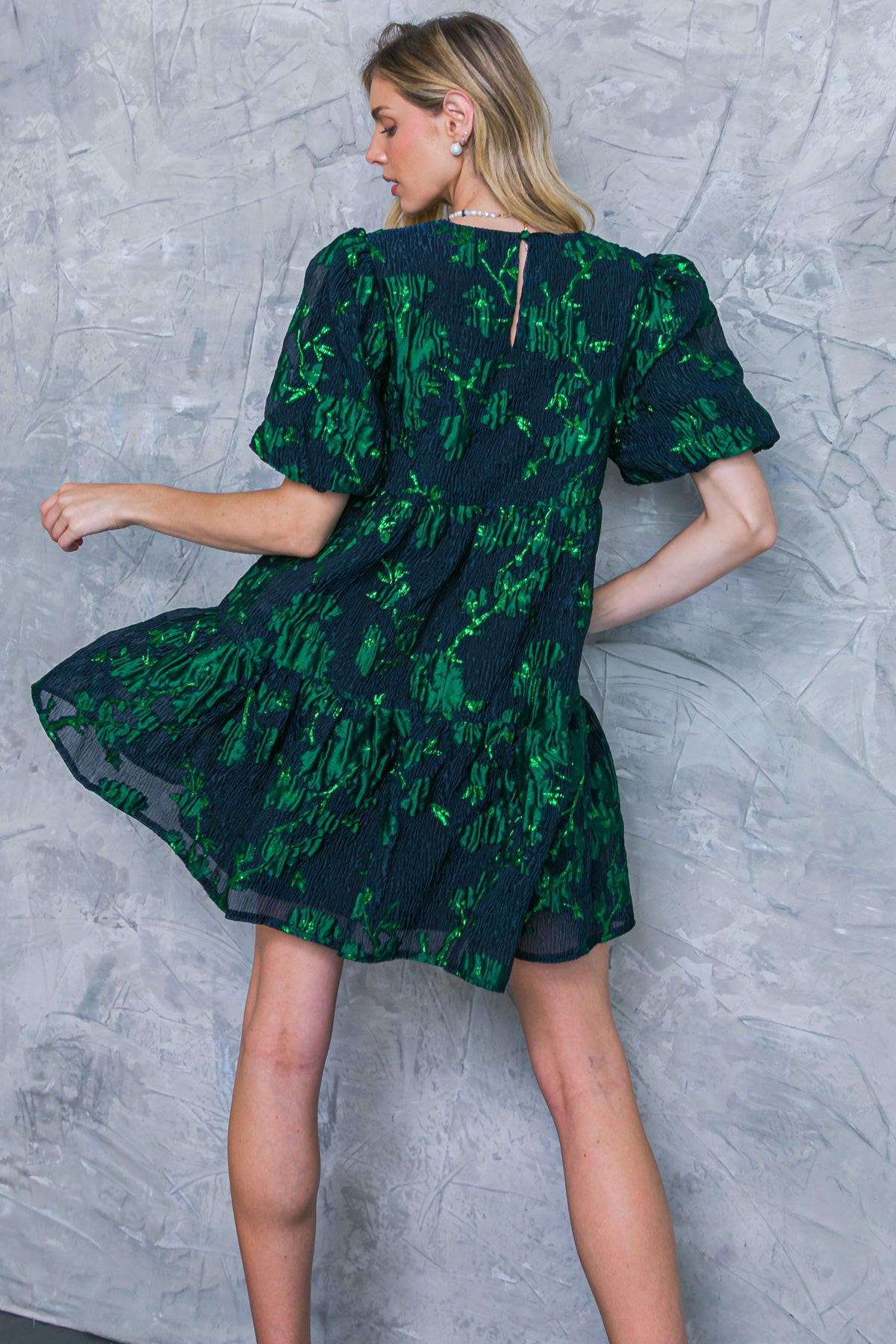 CALIFORNIA SUNRISE WOVEN MINI DRESS.