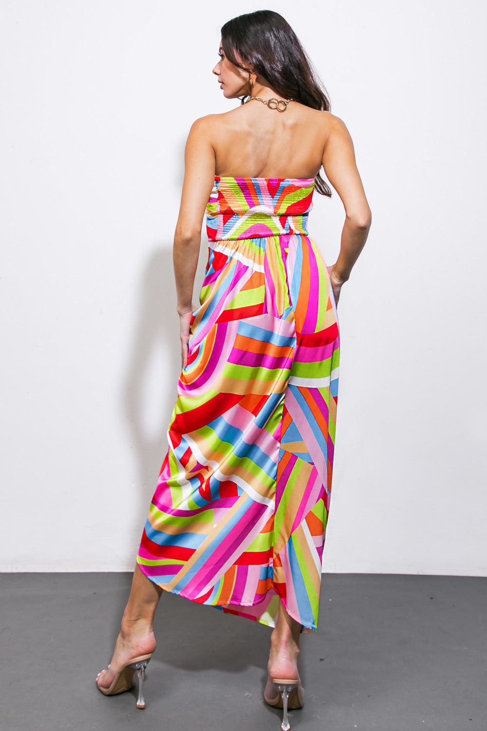I'VE SEEN IT ALL WOVEN MIDI DRESS.