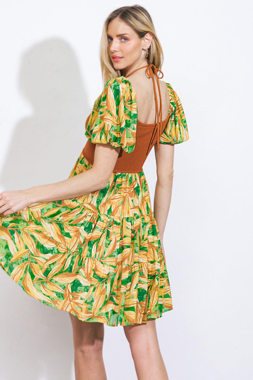 BEACH BUM GIRL'S MINI DRESS.