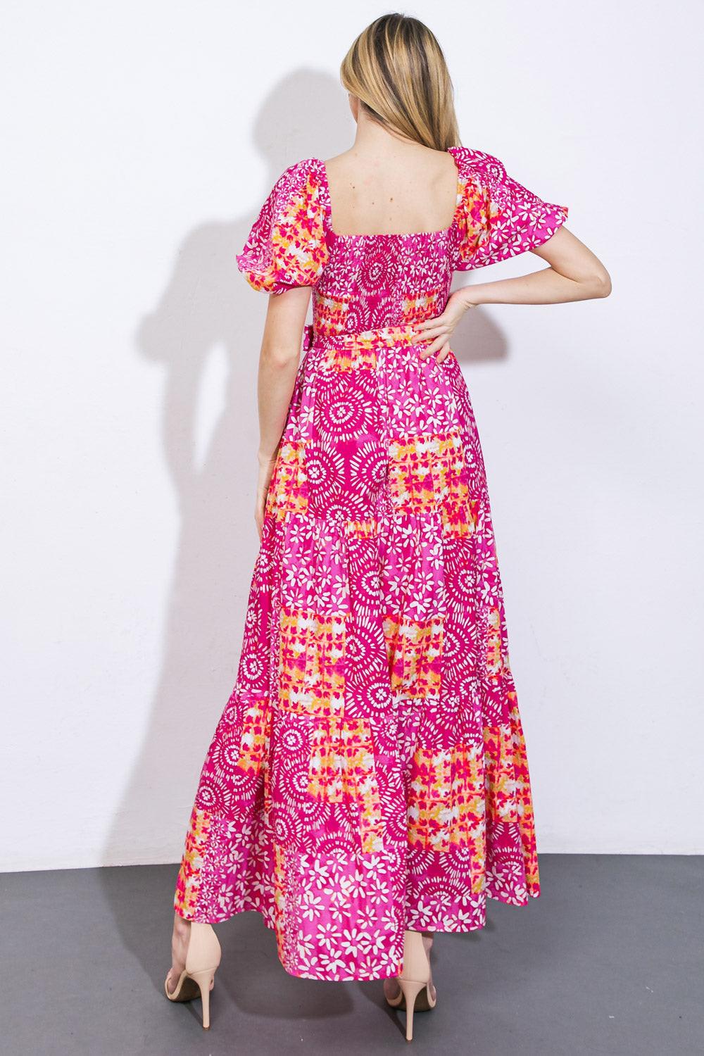 A LEAP OF FAITH WOVEN MAXI DRESS.
