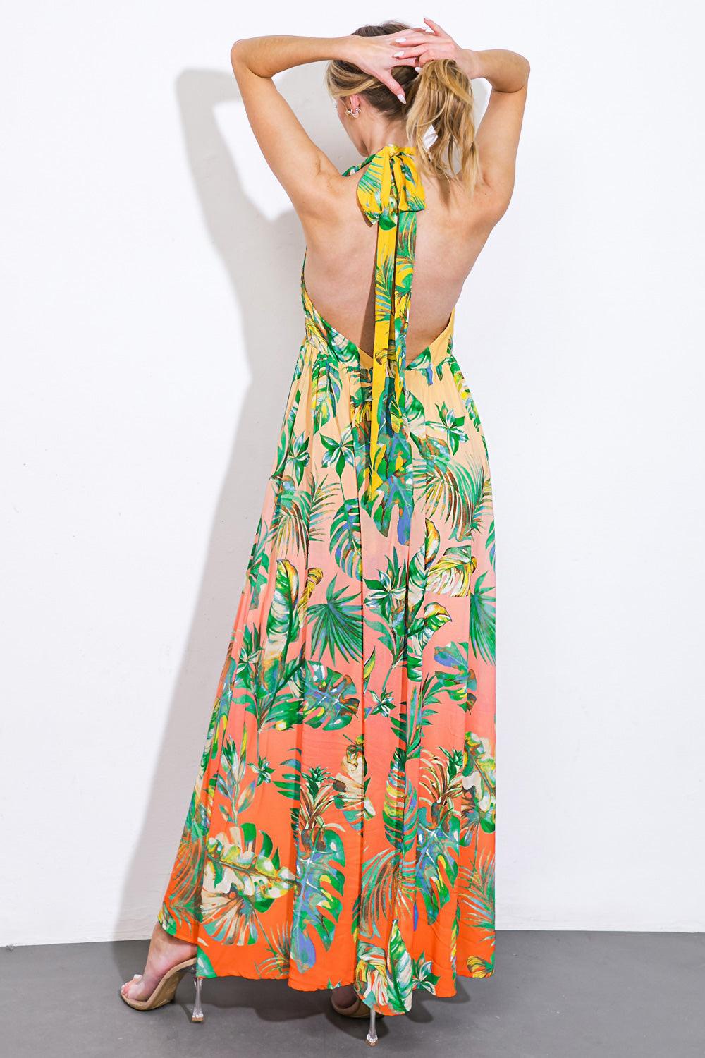 ADORABLE DAYS WOVEN MAXI DRESS.