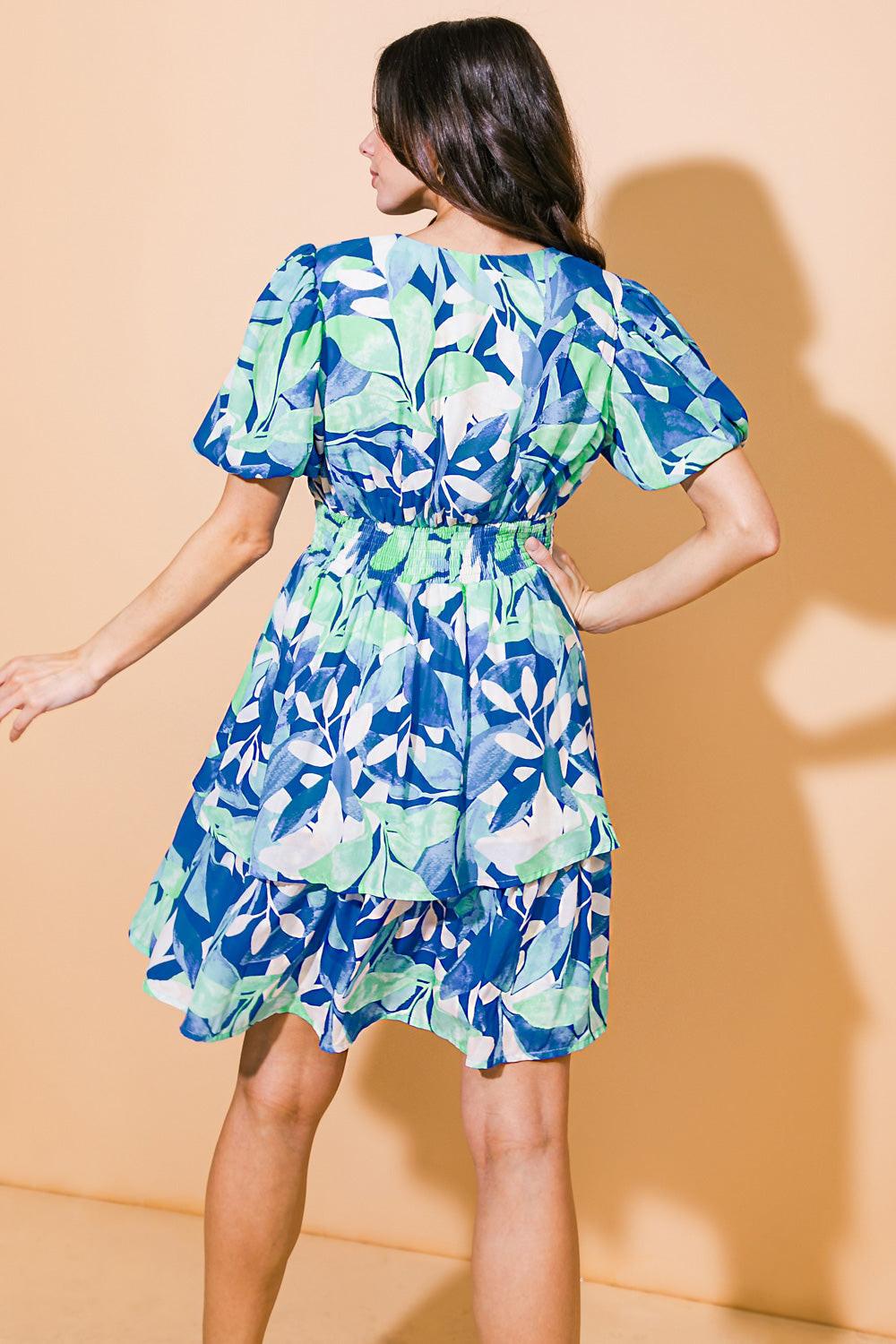 INSTANTLY LOVABLE WOVEN MINI DRESS.