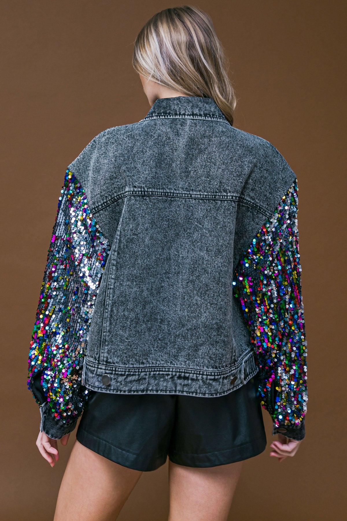 GOING THERE WASHED DENIM JACKET.