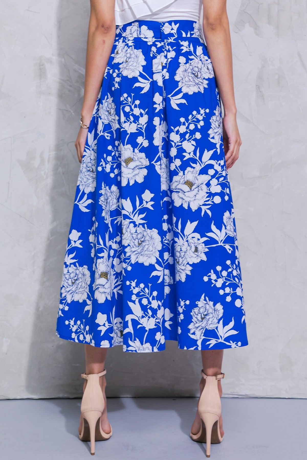 PERPECT PARADISE POPLIN SKIRT.