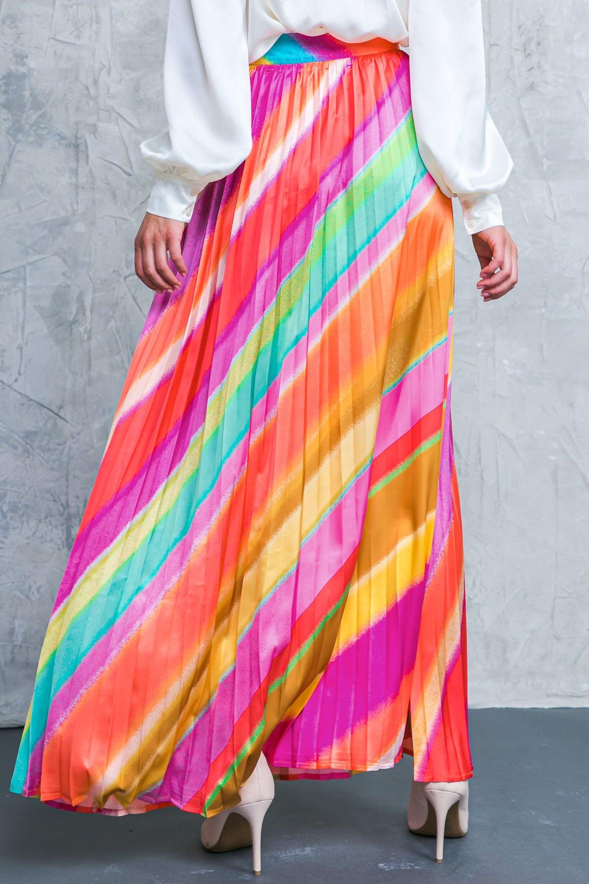 DRAMATIC DREAMS WOVEN SKIRT.
