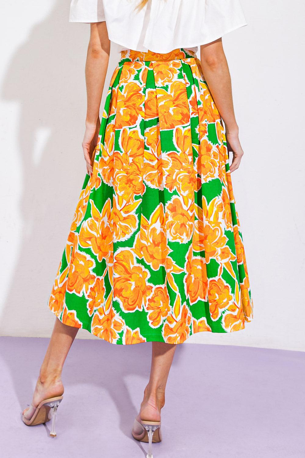 LIVE YOUR TRUTH WOVEN SKIRT.