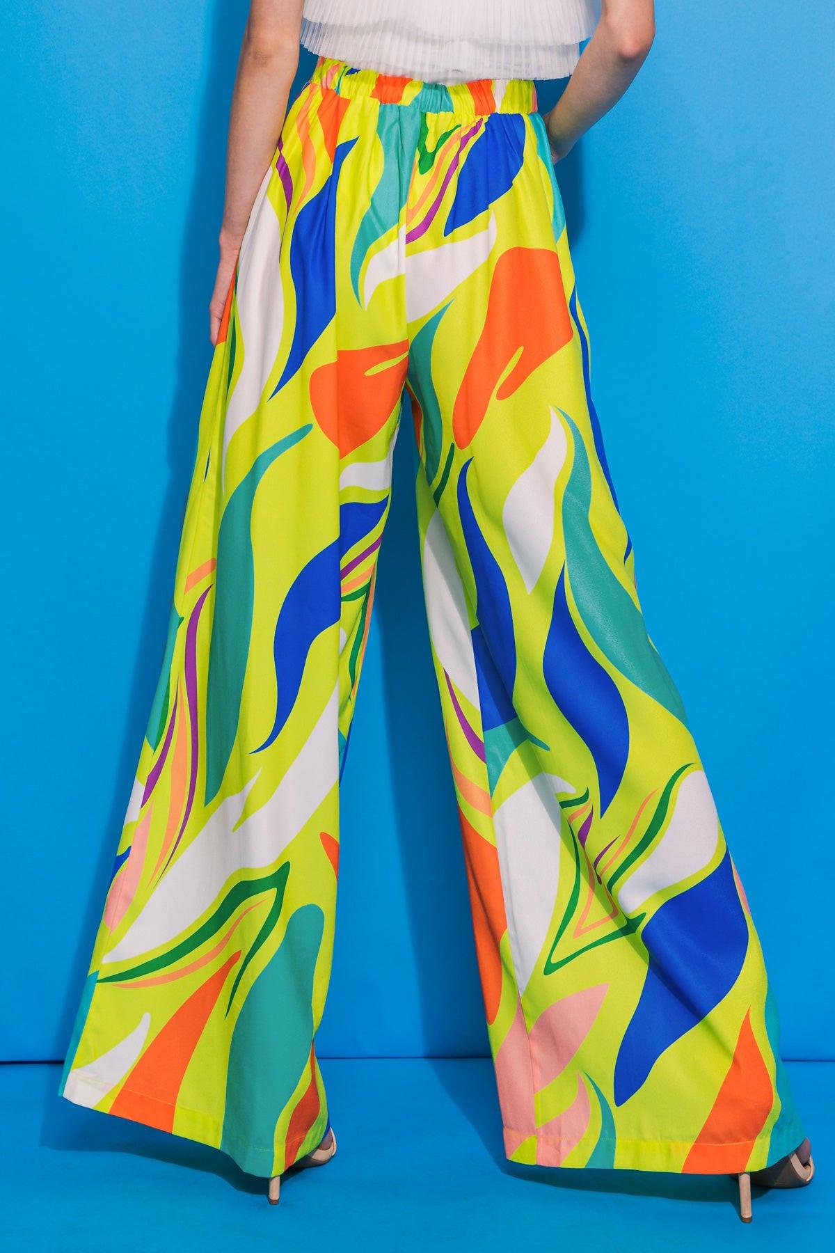 SUNSET DINNER WOVEN PANTS.