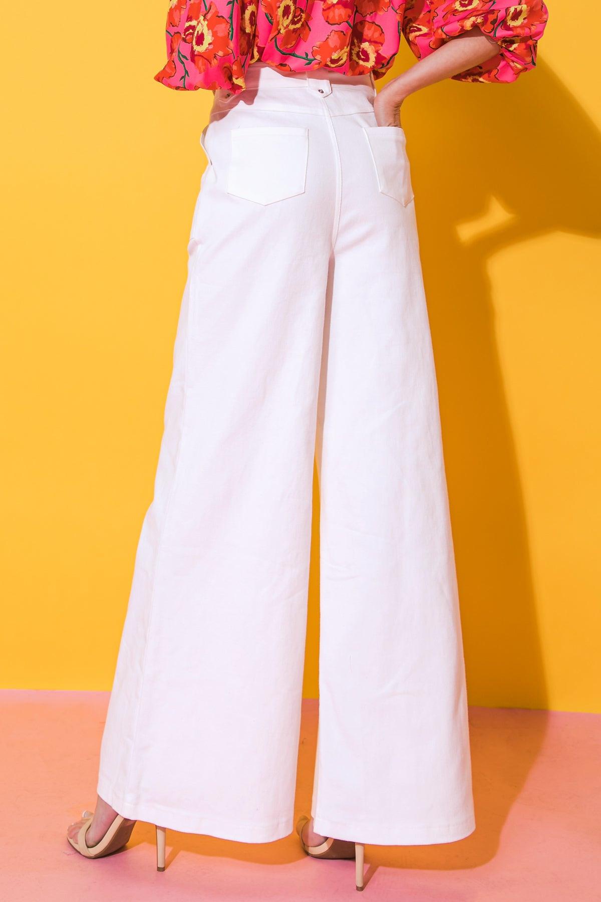 JUST SAY YES TWILL PANTS.