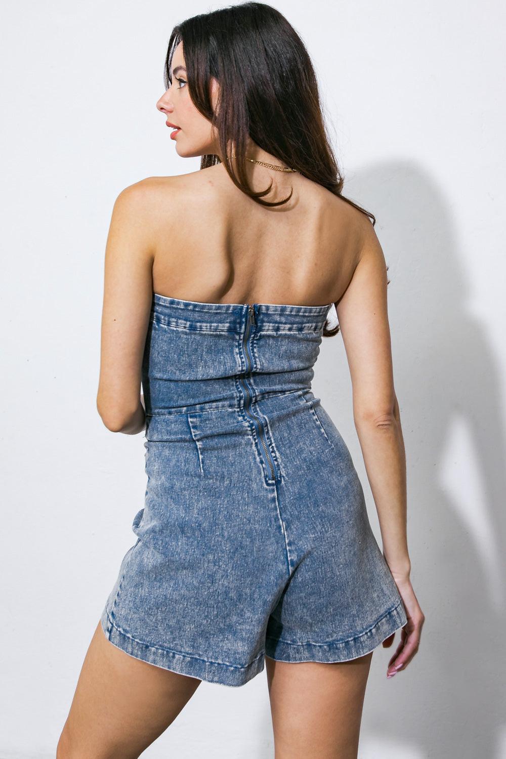 WE LOVE IT WASHED ROMPER.