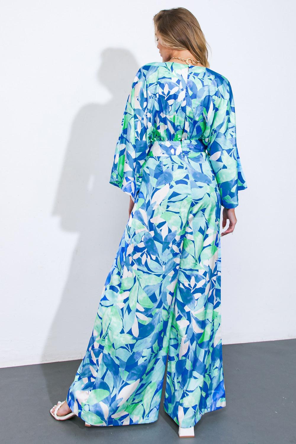 WIN THE CROWD WOVEN JUMPSUIT.
