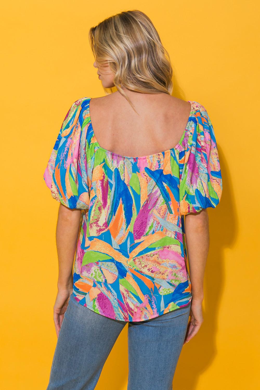 HONESTLY BREATHTAKING WOVEN TOP.