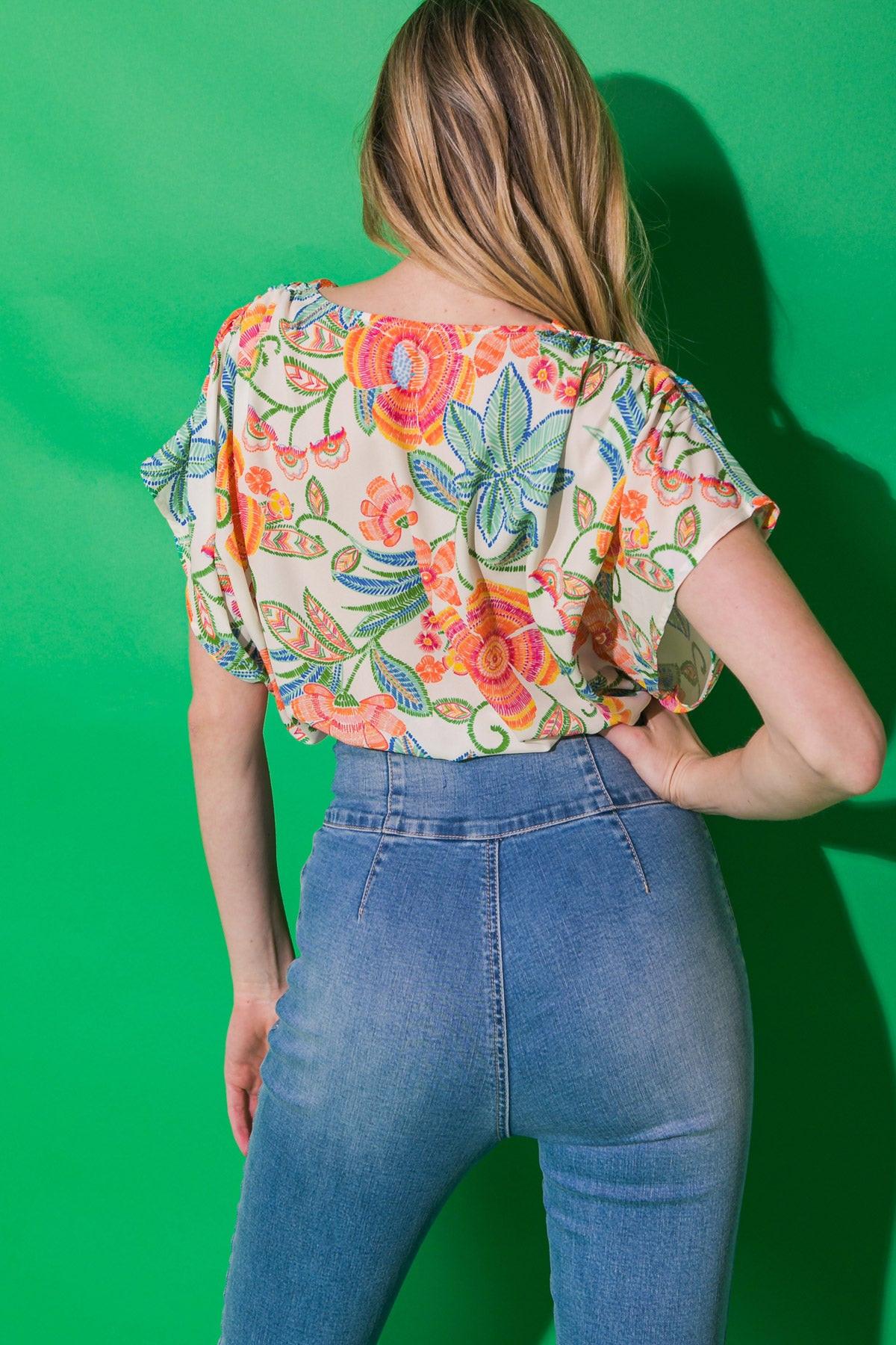 GOT YOU ON MY MIND WOVEN BODYSUIT.