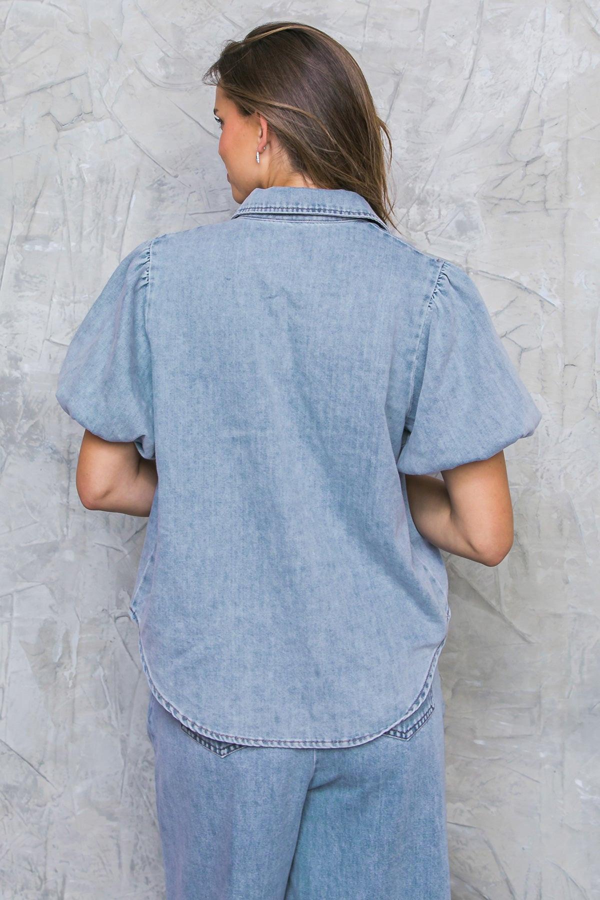 BE MY BABY ACID WASHED TOP.